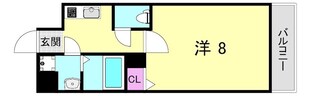 フレイランスNAMBA PLACEの物件間取画像